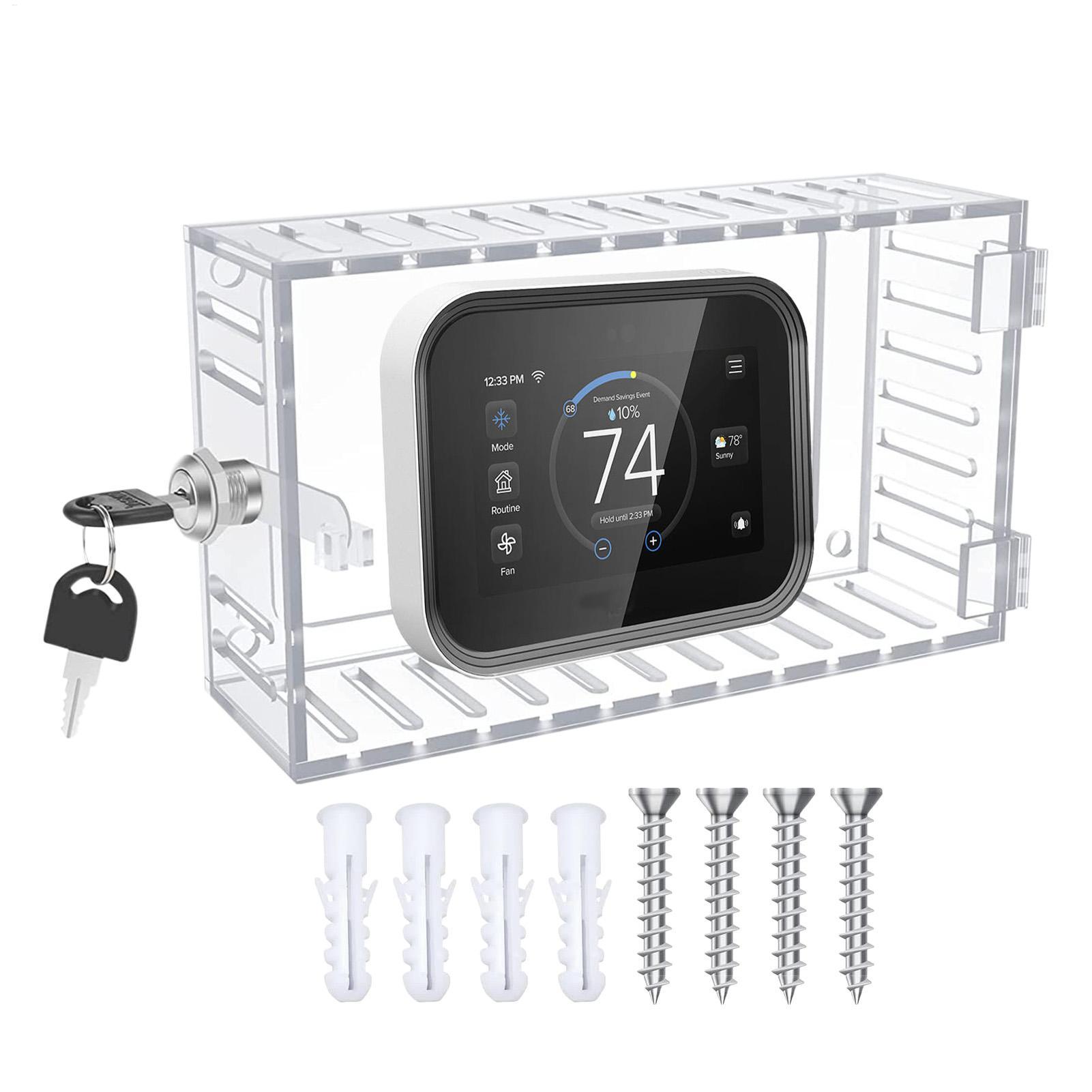 Sports Equipment Organizer Garage - 온도 조절기 잠금 상자 투명 대형