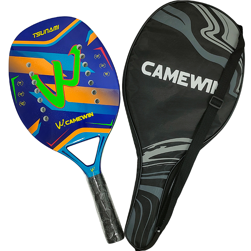 Badminton Racket Carbon - 카메윈 비치 테니스 라켓 50% 카본