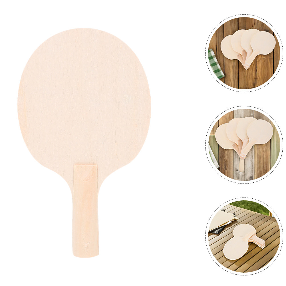 4쌍 DIY 탁구 라켓 블랭크 미완성 나무 라켓 베이스 - Table Tennis Paddle 리뷰 및 가격