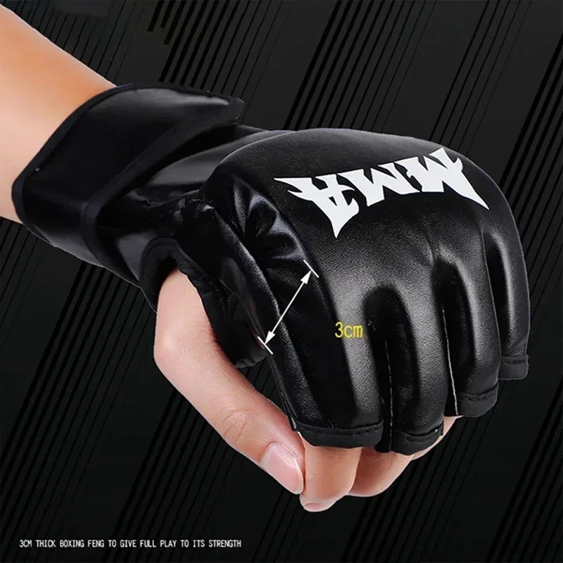 프로 복싱 훈련용 글러브 하프 핑거 가죽 쿠션 성인용  - Boxing Glove Set 리뷰 및 가격