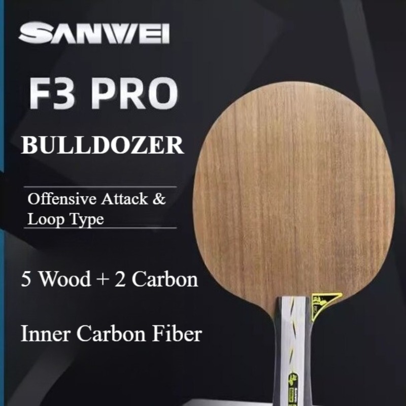 SANWEI F3 PRO BULLDOZER 탁구 블레이 - Table Tennis Paddle 리뷰 및 가격