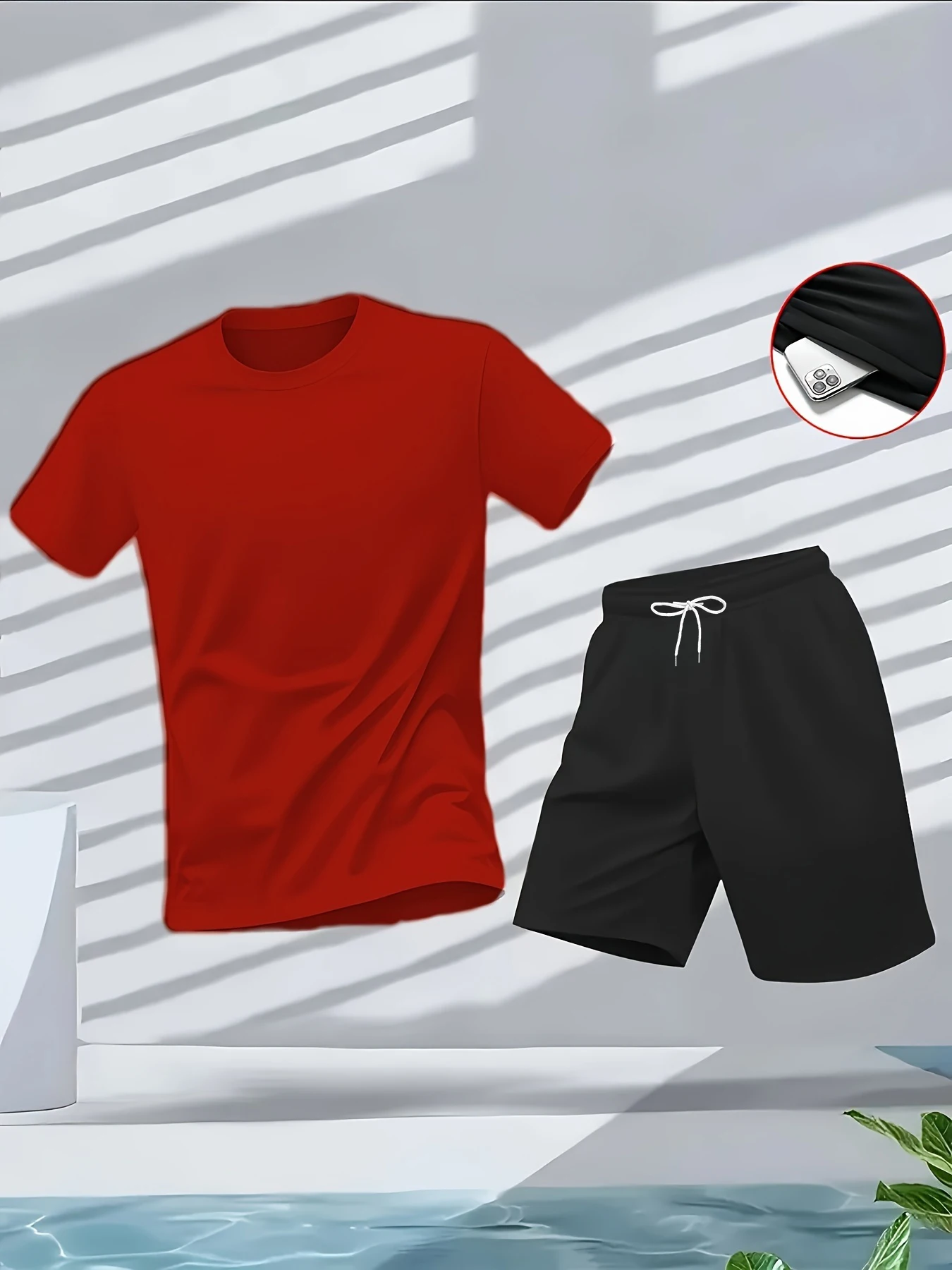 남성 정장 2피스 세트 패션 레저 편안한 세트 티셔츠  - Sports Equipment Set 리뷰 및 가격