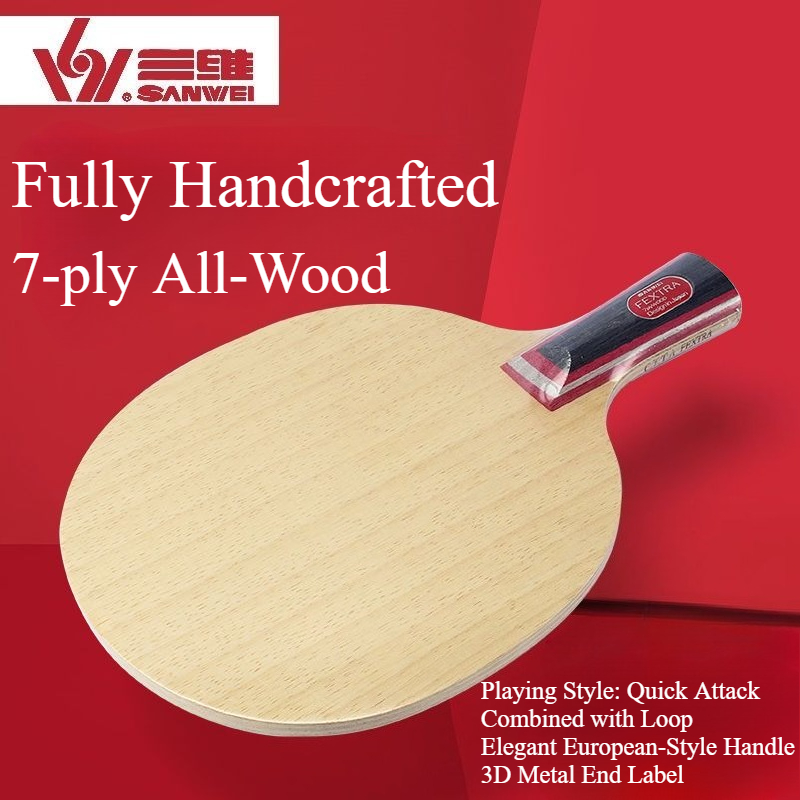 새로운 SANWEI FEXTRA 7 탁구 블레이드 7겹 - Table Tennis Paddle 리뷰 및 가격
