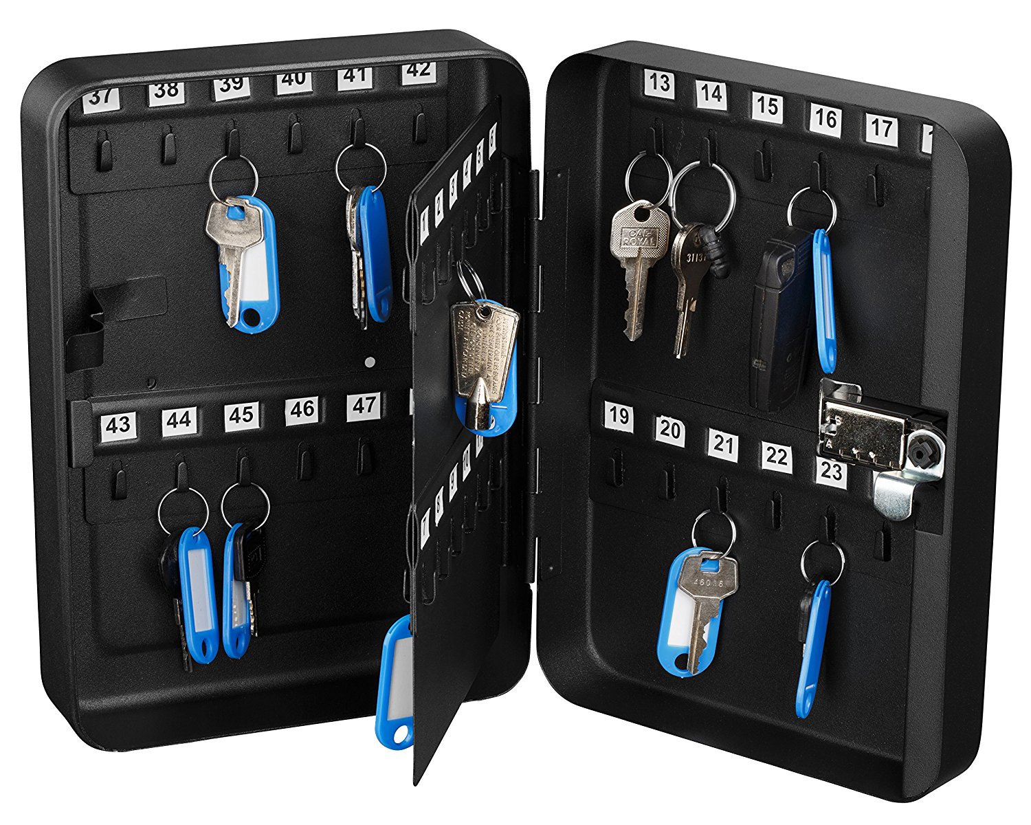 모든 강철 비밀번호 잠금 키 박스, 가정용 벽걸이 키  - Sports Equipment Organizer Garage 리뷰 및 가격