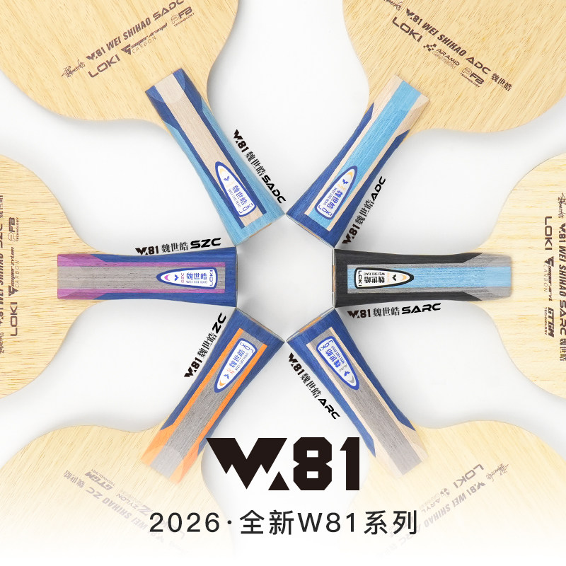 LOKI W81 시리즈 웨이 시하오 탁구 블레이드 AD - Table Tennis Paddle 리뷰 및 가격