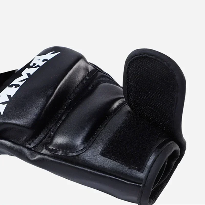 MMA 하프핑거 복싱 글러브 PU 가죽 두꺼운 남녀 공 - Boxing Glove Set 리뷰 및 가격